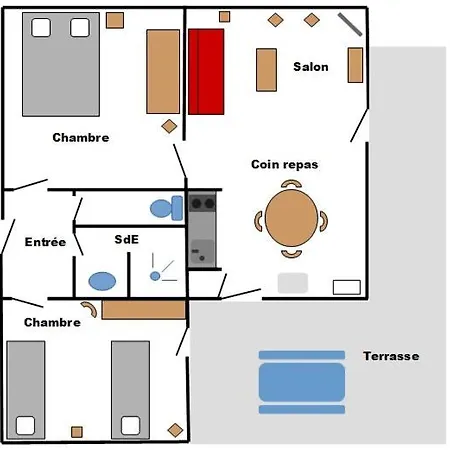 בית נופש La Molinie Brocas