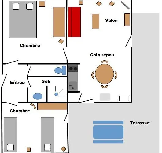 Nyaraló La Molinie Brocas